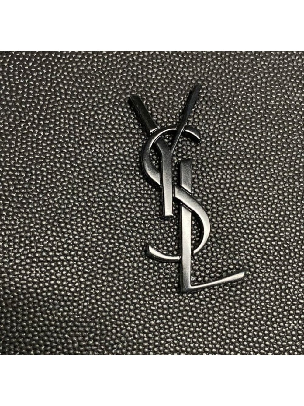 Saint Laurent Paris Clutch Black Leather - Picture 14 of 15